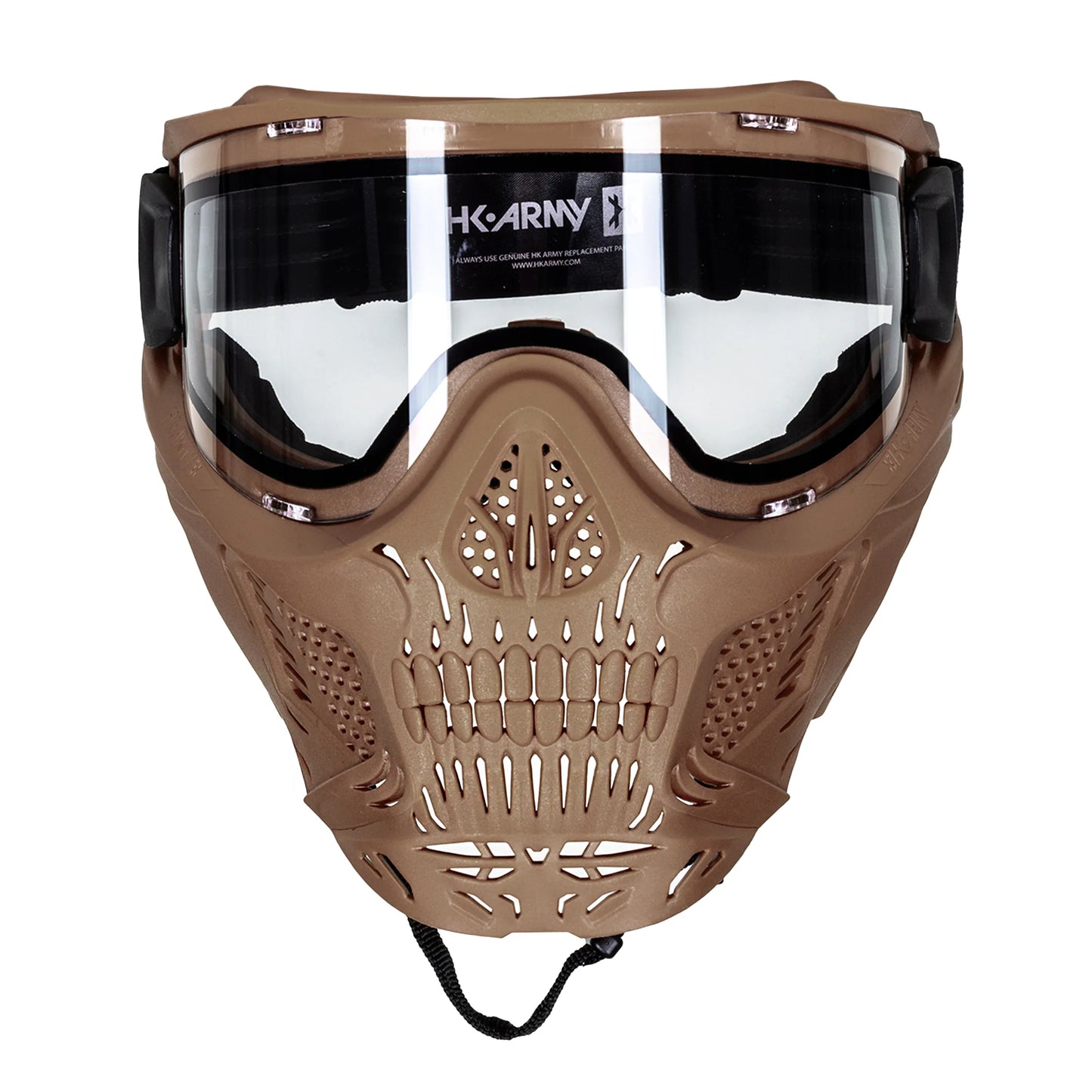 HK Army HSTL Skull Goggle - Tan (Clear Lens)