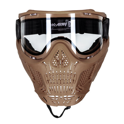 HK Army HSTL Skull Goggle - Tan (Clear Lens)