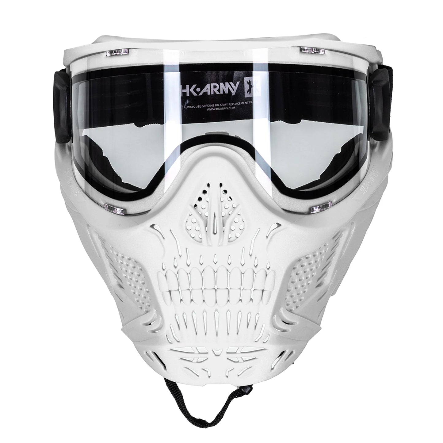HK Army HSTL Skull Goggle - White (Clear Lens)