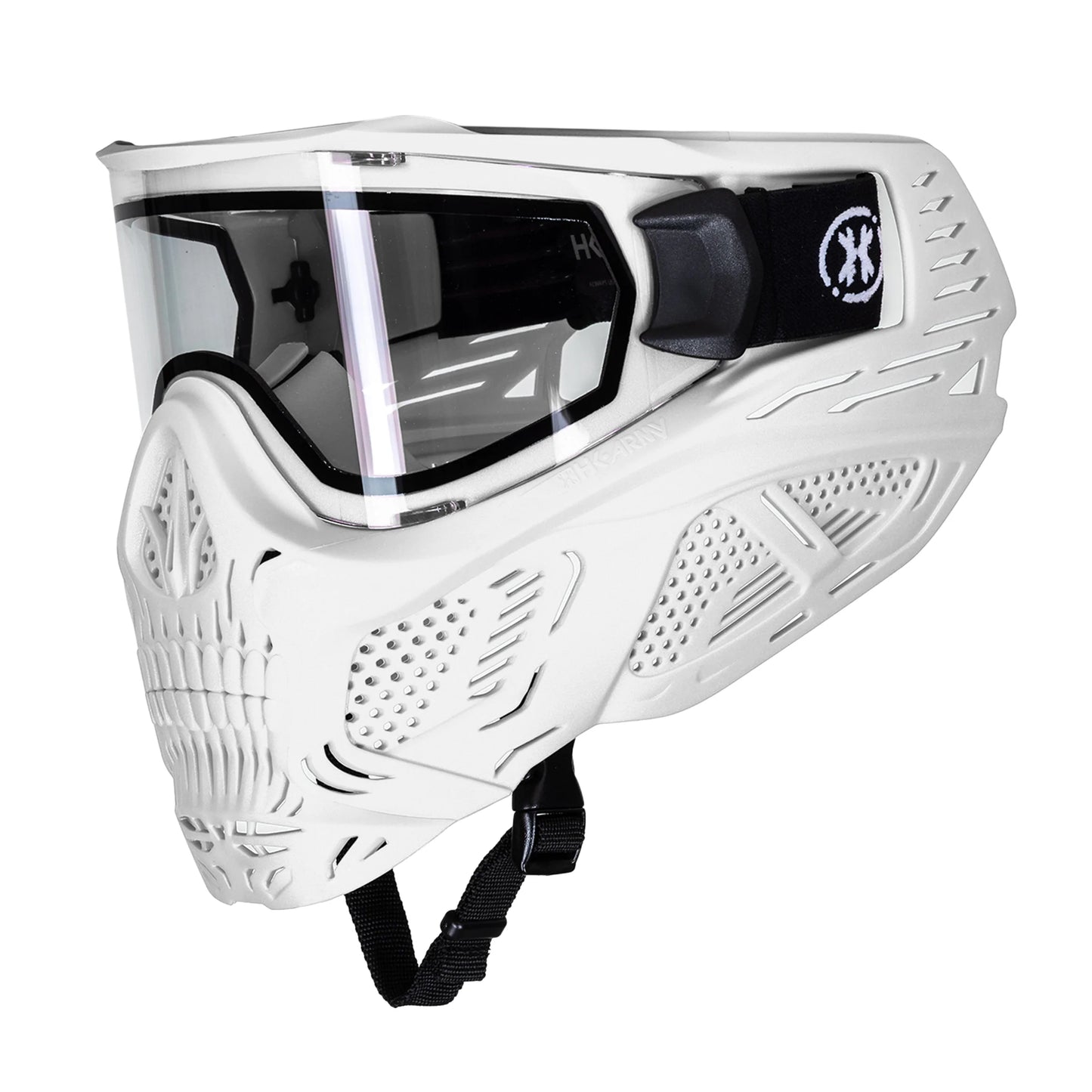 HK Army HSTL Skull Goggle - White (Clear Lens)