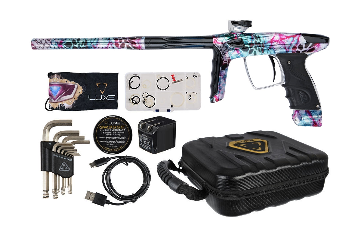 Luxe TM40 Paintball Gun - Techno Hex Teal