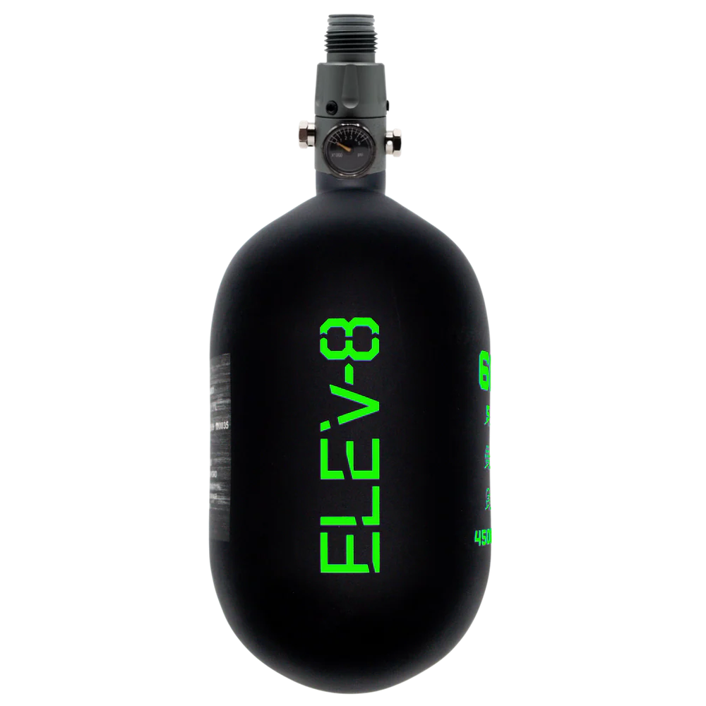 ELEV-8 Air Tank - 68ci/4500 Gloss Black / Logo