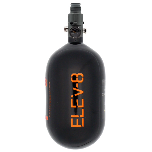 ELEV-8 Air Tank - 68ci/4500 Gloss Black / Logo