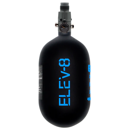ELEV-8 Air Tank - 68ci/4500 Matte Black / Blue Logo