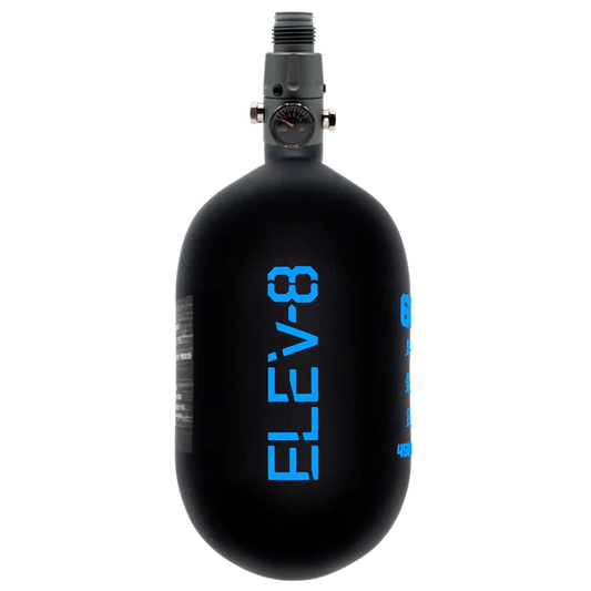 ELEV-8 Air Tank - 68ci/4500 Matte Black / Blue Logo