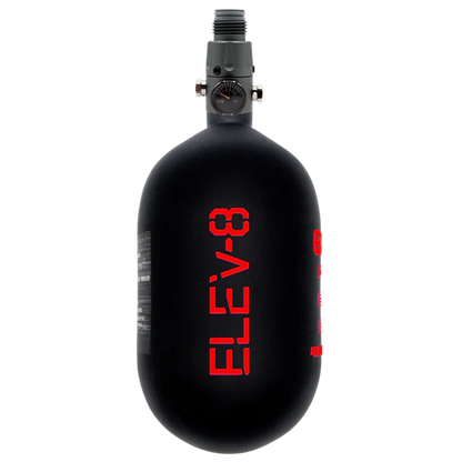 ELEV-8 Air Tank - 68ci/4500 Matte Black / Red Logo