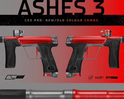 Planet Eclipse CS3 Pro Paintball Gun - Ashes3 (Red/Medium Grey)