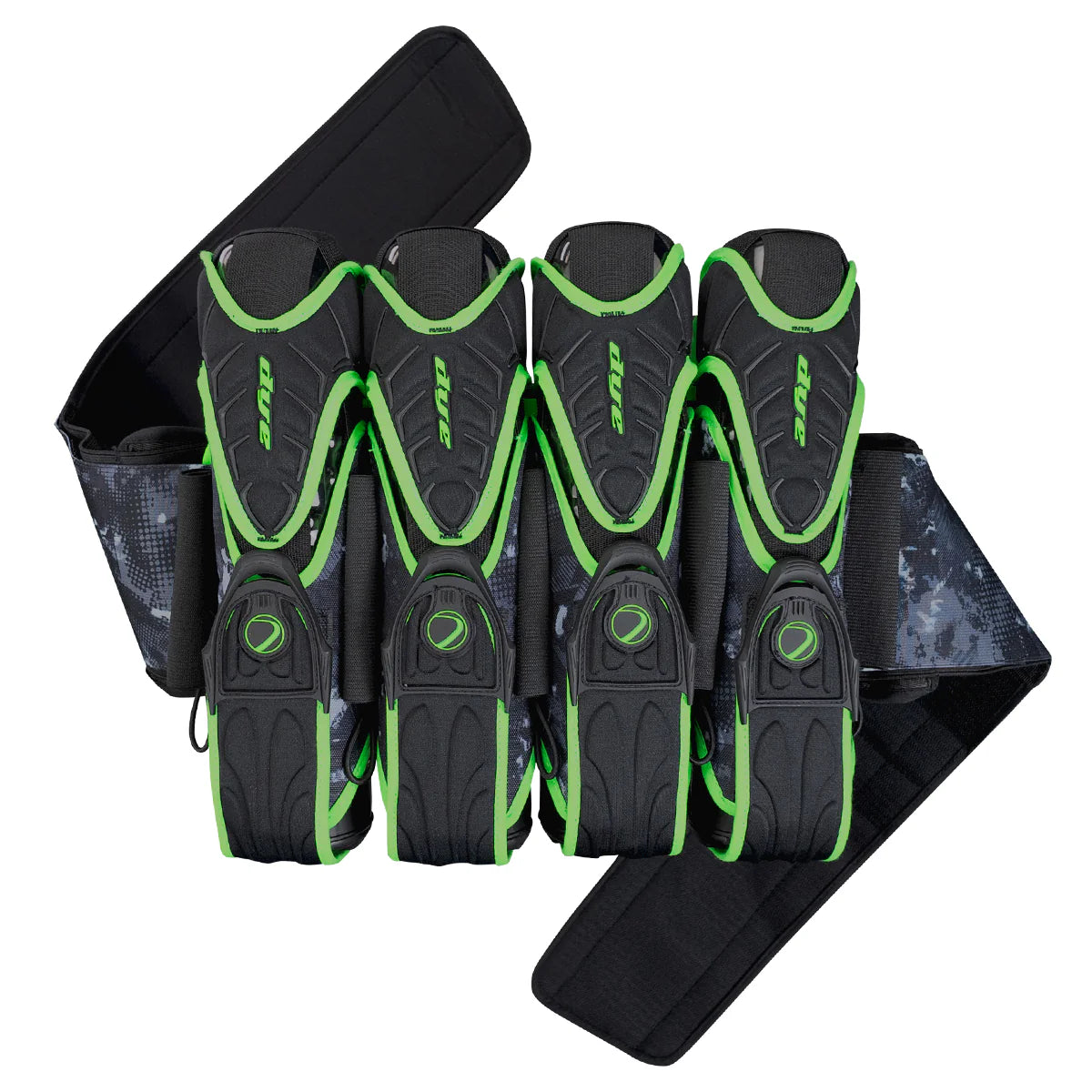 Dye Assault Pack Pro Harness 4+5 - Black DyeCam Lime