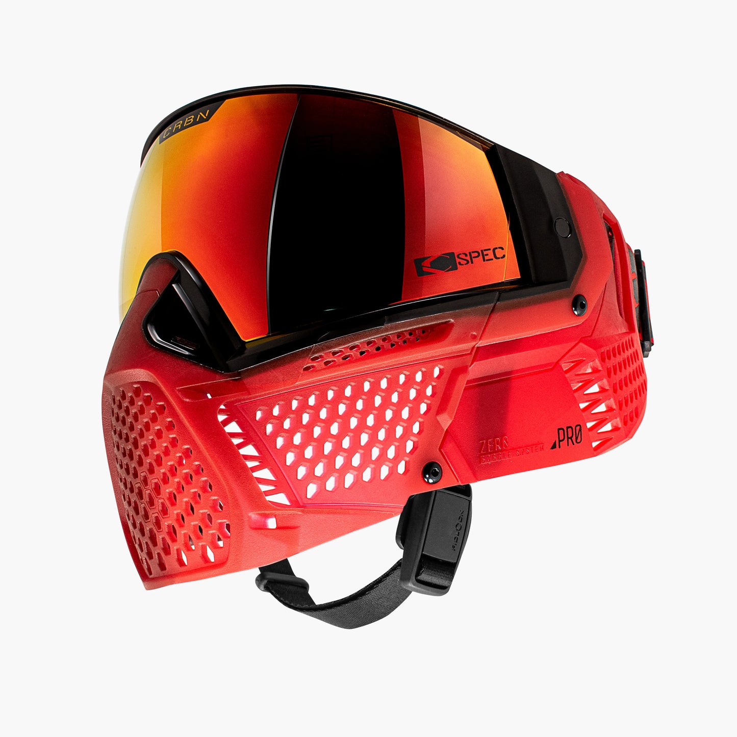 CRBN Zero Pro Goggle - Fade Blood, Coverage: LESS