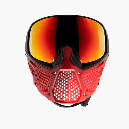 CRBN Zero Pro Goggle - Fade Blood, Coverage: LESS