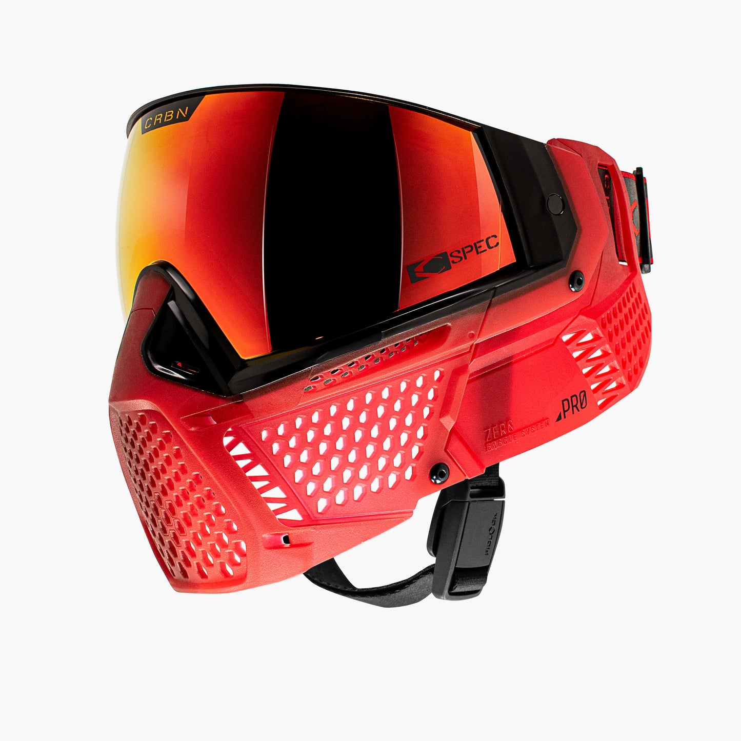 CRBN Zero Pro Goggle - Fade Blood, Coverage: LESS