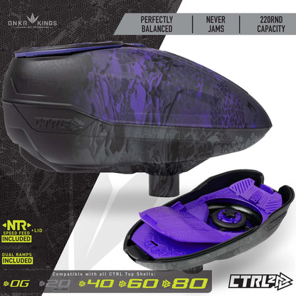 BNKR King CTRL 2 Loader - Purple Black Highlander