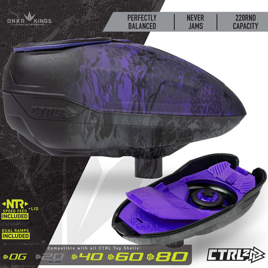 BNKR King CTRL 2 Loader - Purple Black Highlander