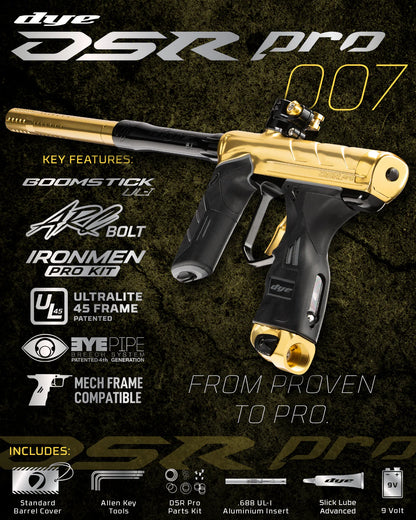 Dye DSR Pro Paintball Gun - 007 Polish