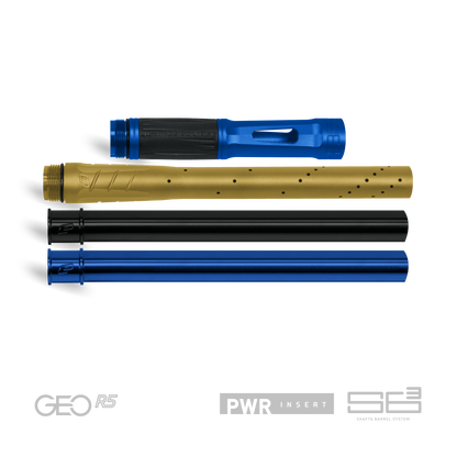 Planet Eclipse Geo R5 Paintball Gun - Resurgence Gold Blue