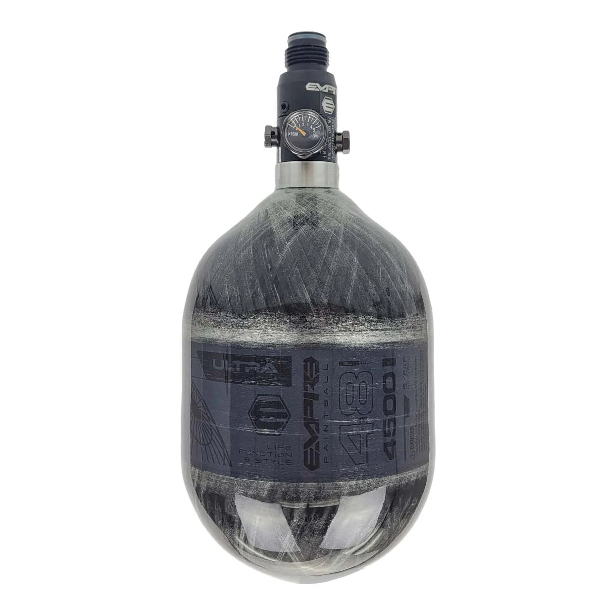 Empire Mega Lite Carbon Fiber Air Tank - Gray (48ci/4500psi)