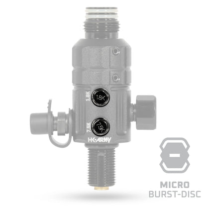 HK Turbine Micro Burst Disk - Pro Reg (68ci/ 4500psi) Black