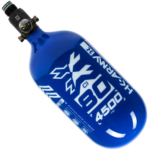 HK Rush Extra Lite Air Tank - RUSH (80ci/ 4500psi) Blue/White