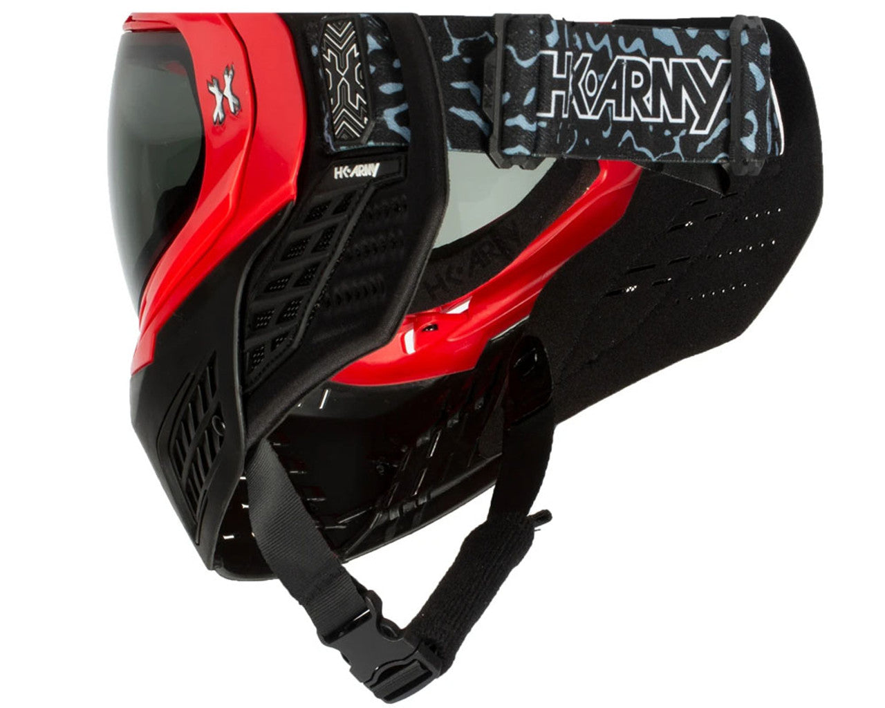 HK Army KLR Goggle (BLACKOUT) - Red