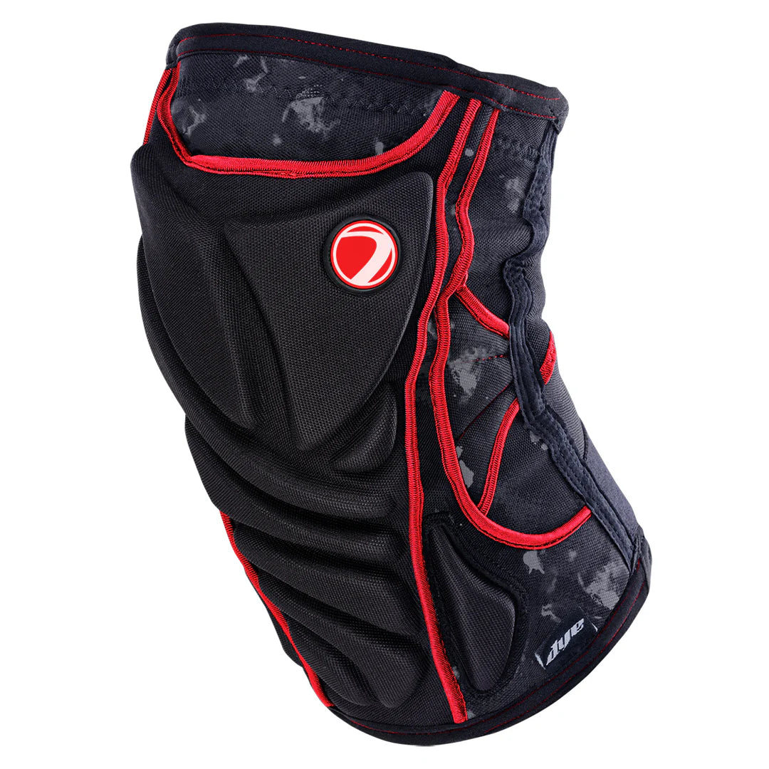 Dye Performance Knee Pads - Dyecam Black / Red
