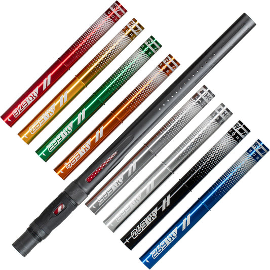 HK LAZR Barrel Kit - Autococker Threads (Dust Black /Colored Inserts)