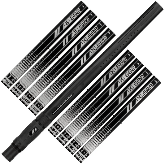 HK LAZR Barrel Kit - Autococker Threads (Dust Black /Black Inserts)