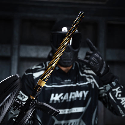 HK LAZR Elite Orbit Barrel Kit - Autococker Threads (Dust Gold /Colored Inserts)