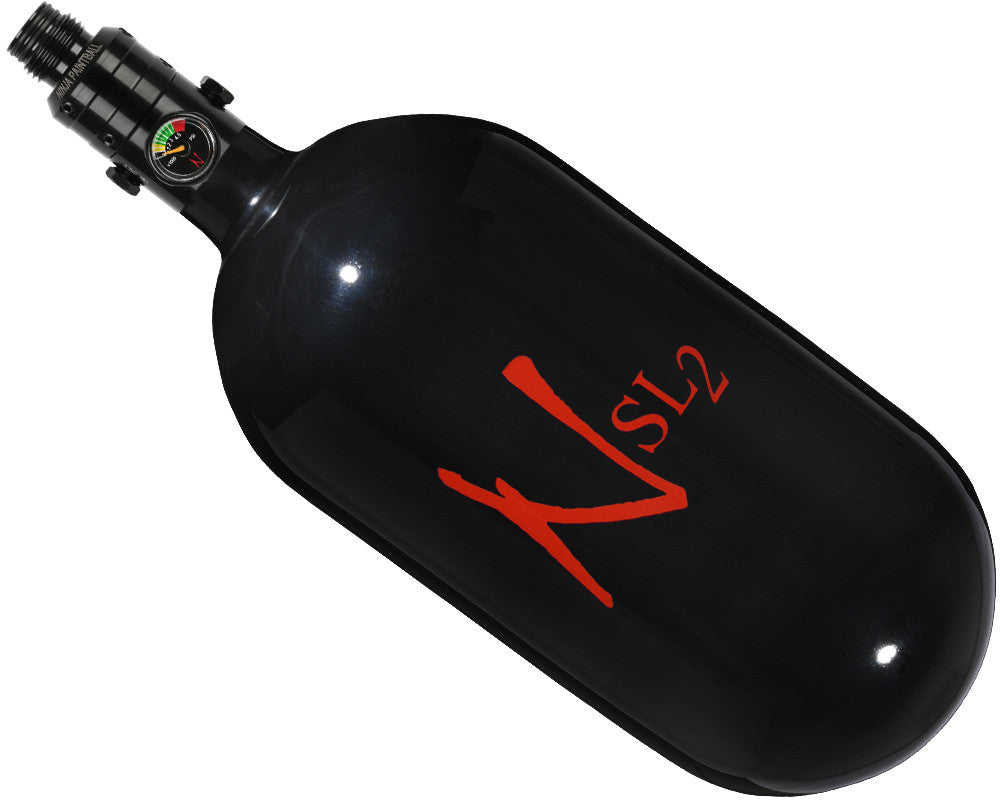 Ninja SL2 Compressed Air Tank (77ci, ProV3 regulator) - Black/Red