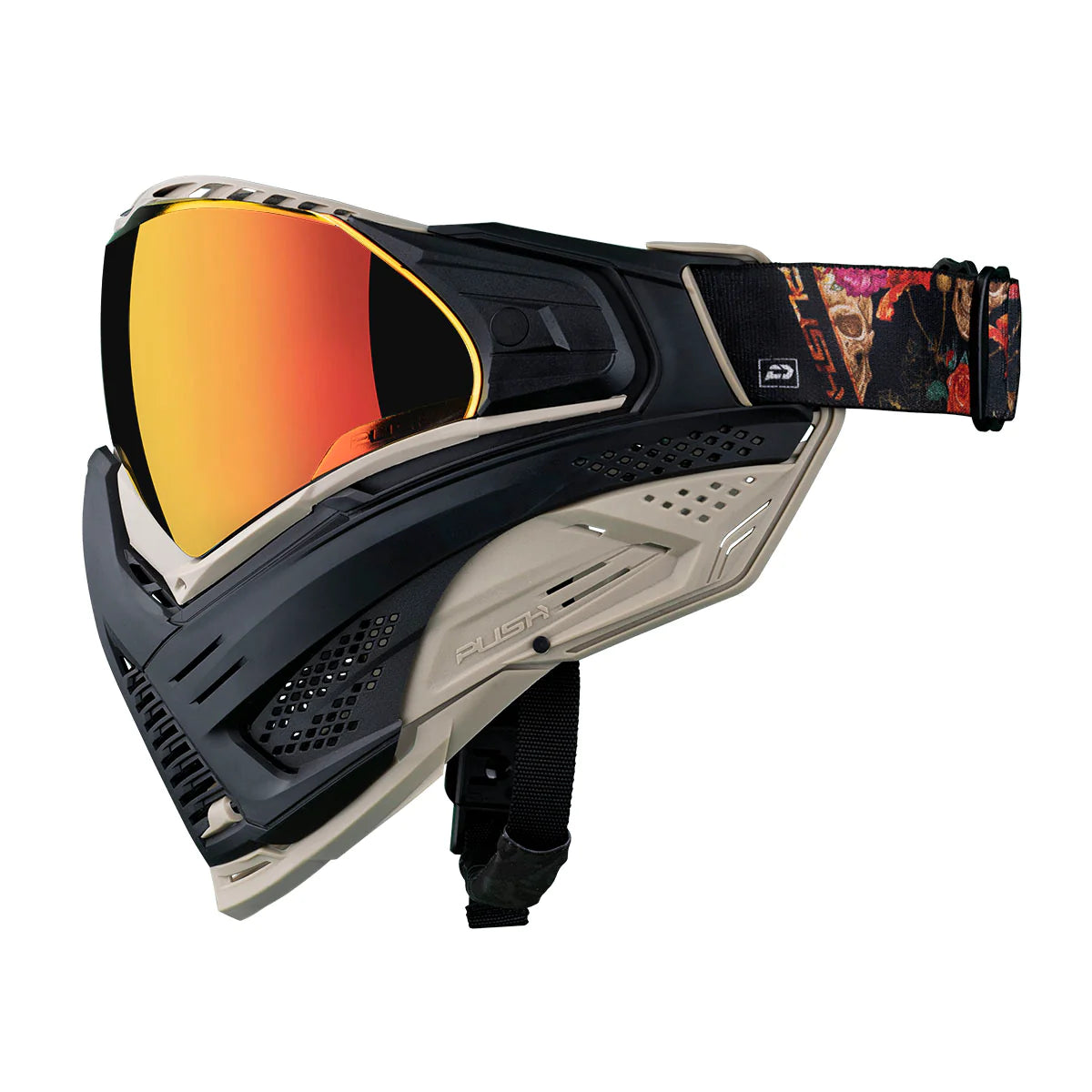 Push Unite Goggle (TROPICAL SKULL) - Red Lens