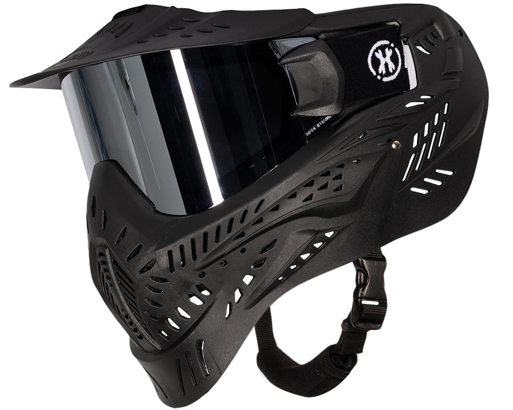 HK Army HSTL Skull Goggle - Black  (Chrome Lens)