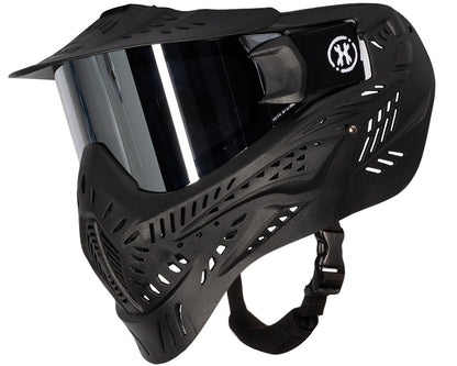 HK Army HSTL Skull Goggle - Black  (Chrome Lens)