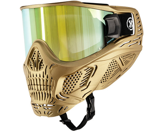 HK HSTL Skull Goggle - Metallic Gold (Gold Lens)