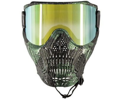 HK HSTL Skull Goggle - Snake Green (Gold Lens)