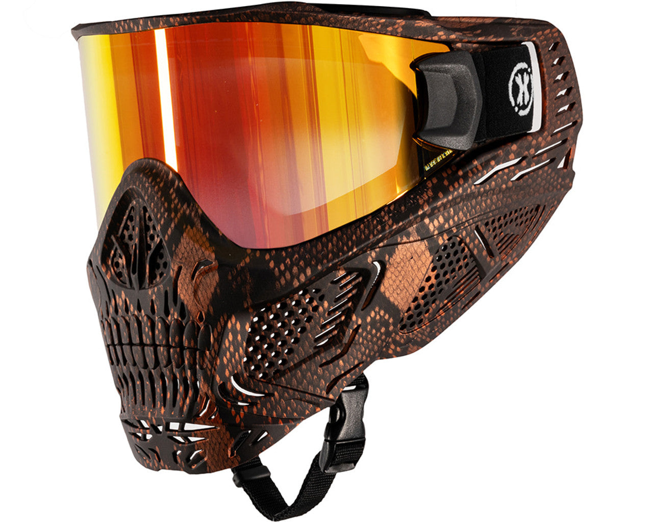 HK HSTL Skull Goggle - Snake Red (Fire Lens)