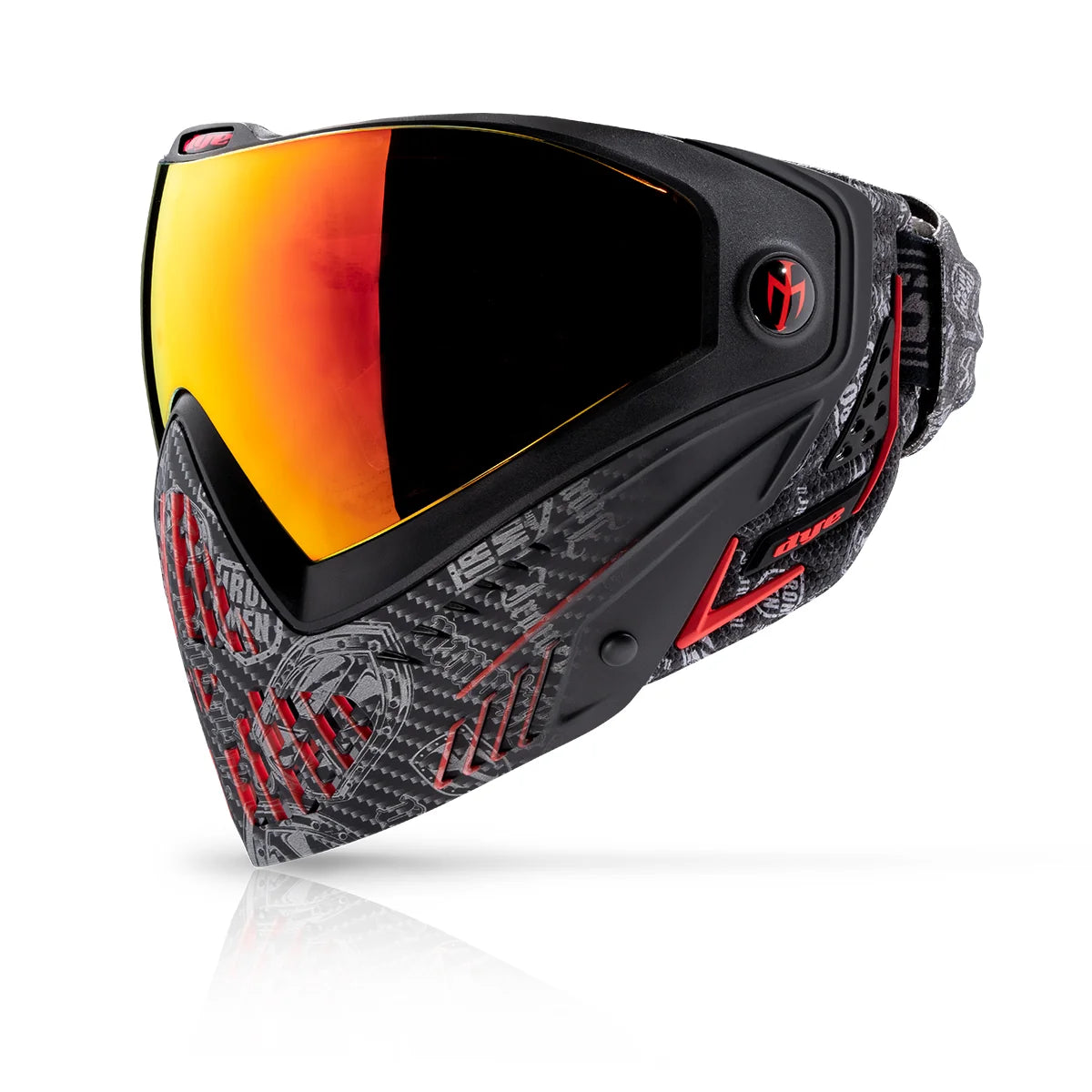 Dye I5 Thermal Goggle System - IM Shields Black/Red