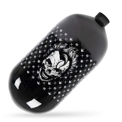 BunkerKings FN Lite Air Tank - 80ci Black Joker Skull (BOTTLE ONLY)