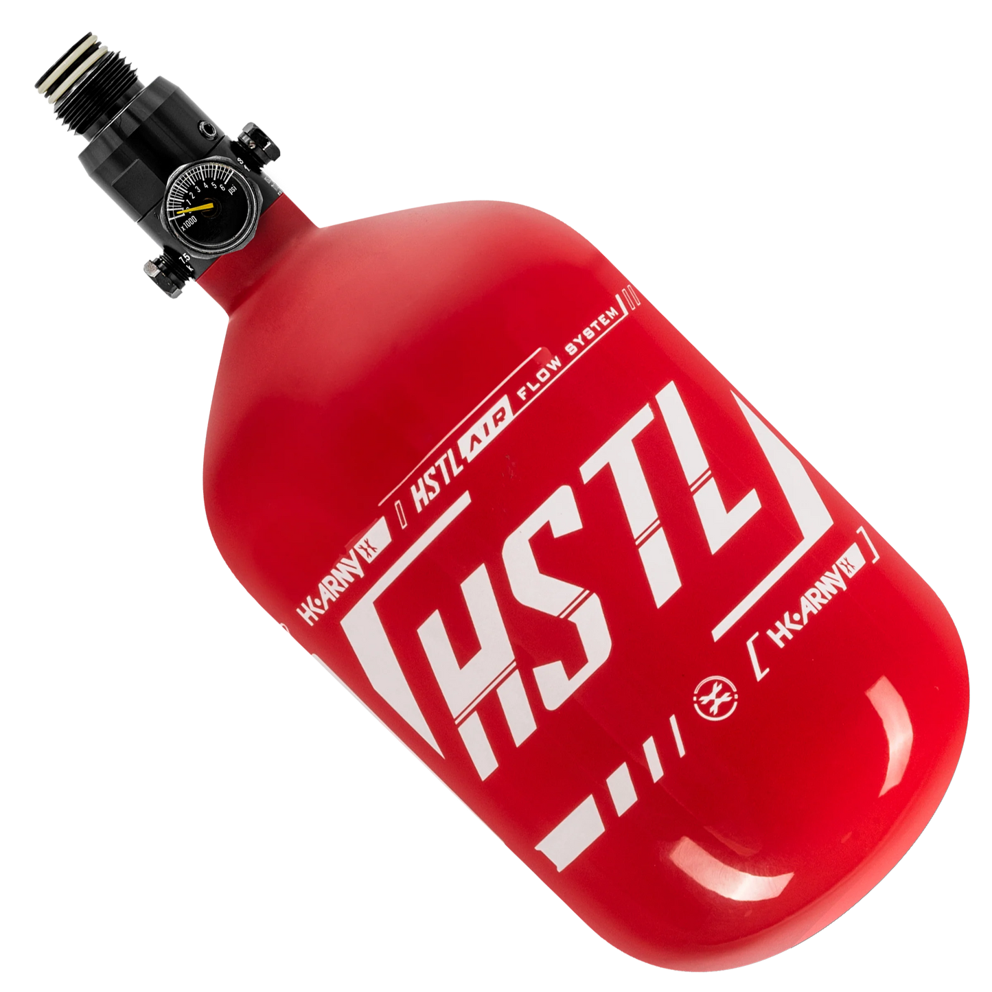 HK HSTL Air Tank - (68ci/ 4500psi) Red/White