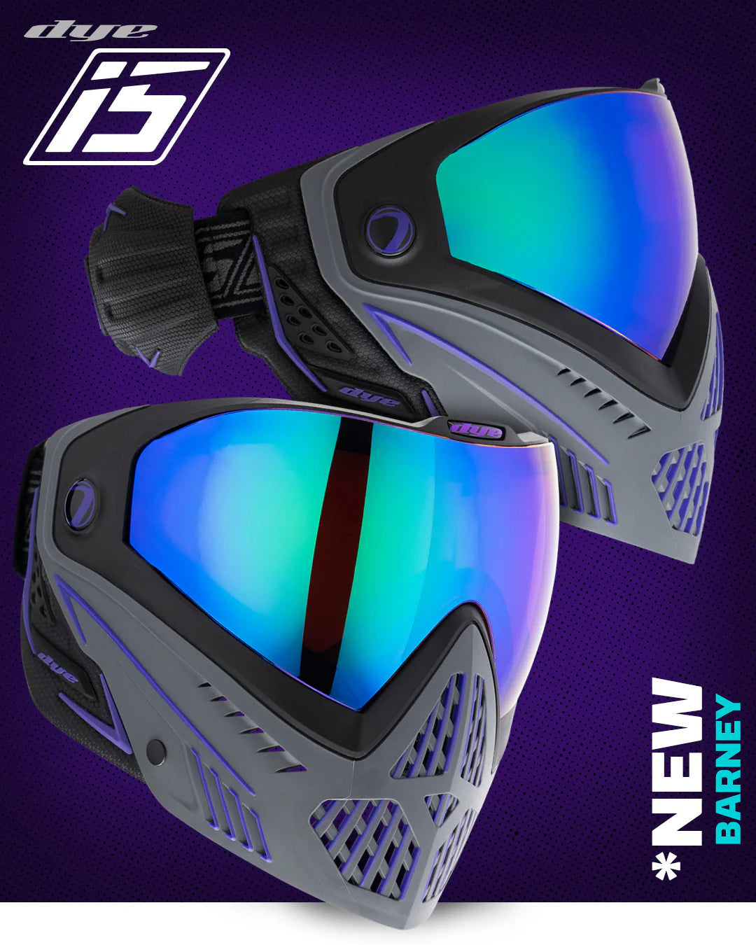 Dye I5 Thermal Goggle System - (Barney) Purple/Gray/Black