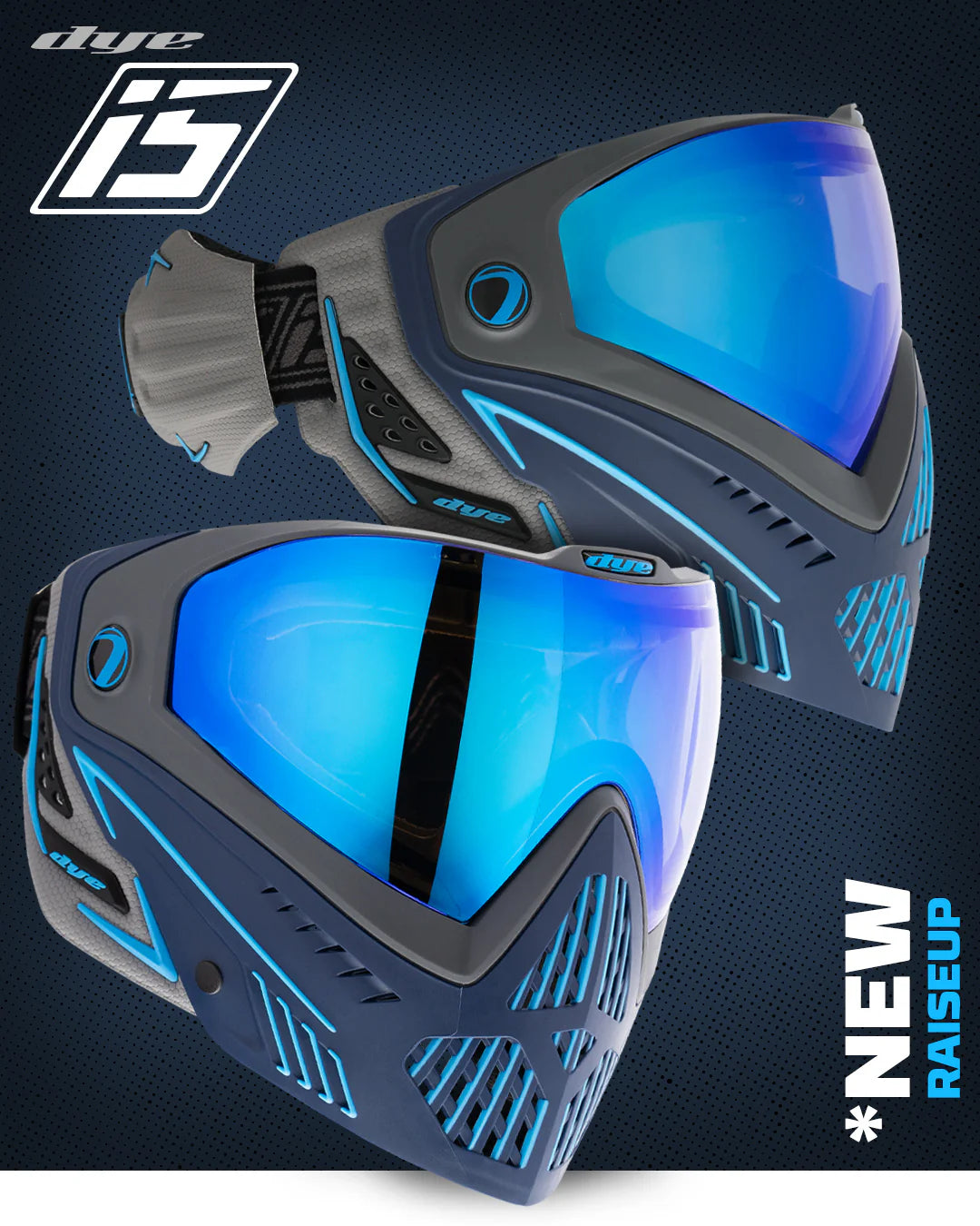 Dye I5 Thermal Goggle System - (Raise Up) Blue/Gray/Teal