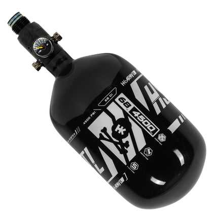 HK HSTL Air Tank - (68ci/ 4500psi) Black / White