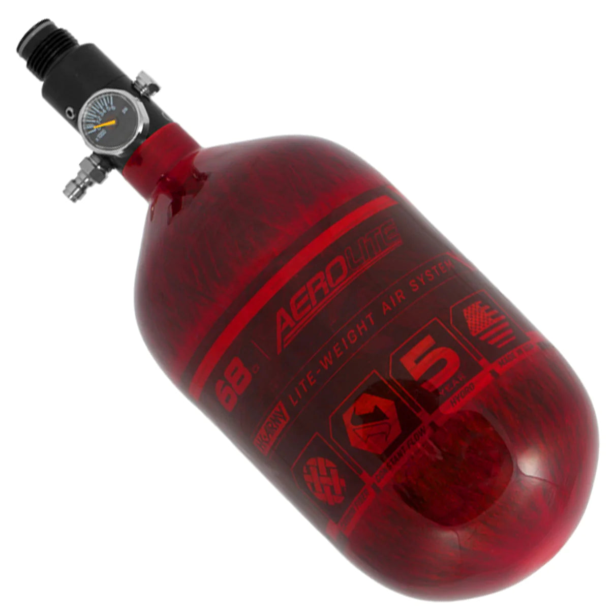 HK Army Aerolite Air Tank (68ci/ 4500) - Red