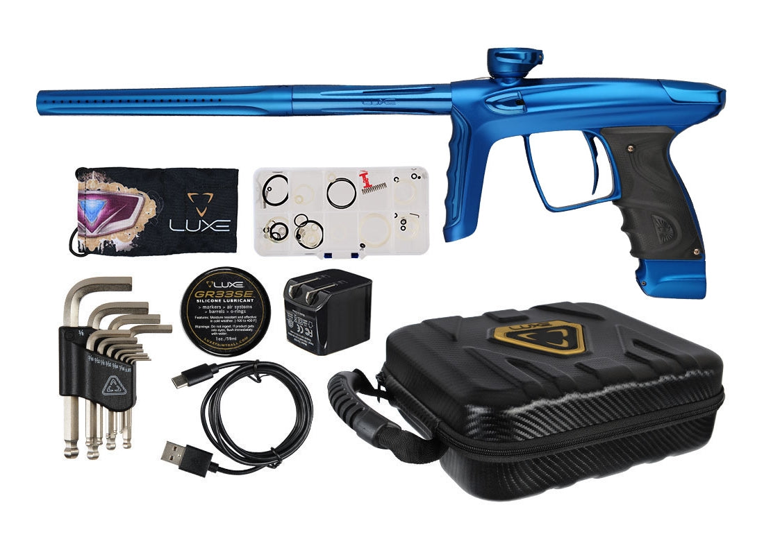 Luxe TM40 Paintball Gun - Dust Blue / Polished Blue