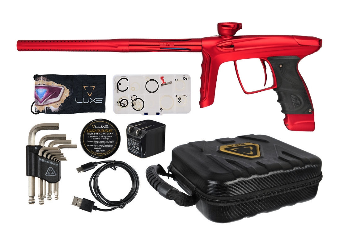 Luxe TM40 Paintball Gun - Dust Red / Polished Red