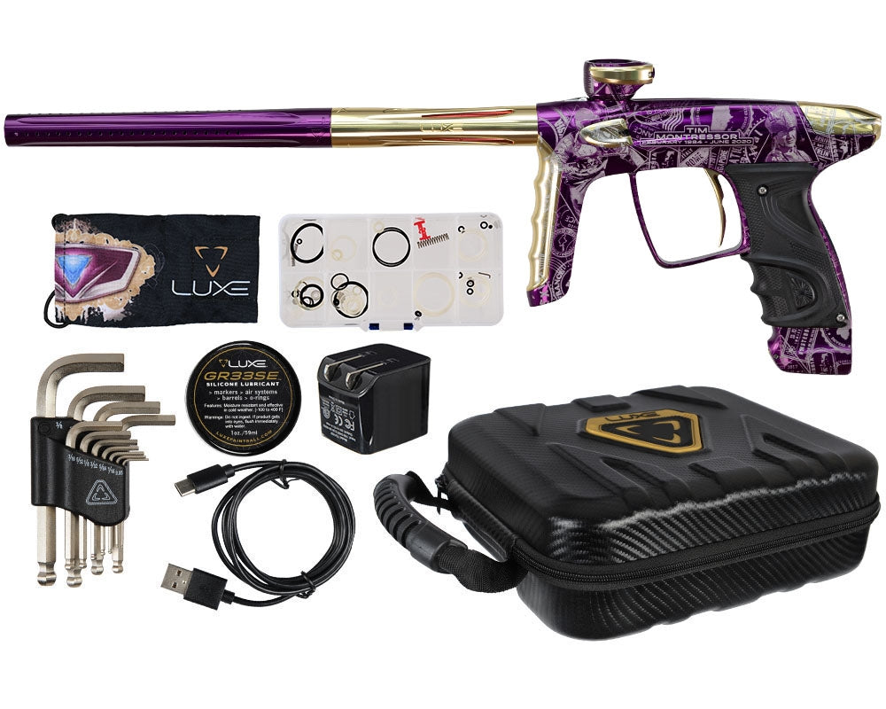 Luxe TM40 Paintball Gun - SE, Polished Purple/Pol. Gold